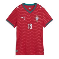Portugalsko Pedro Neto #18 Domáci Ženy futbalový dres MS 2026 Krátky Rukáv